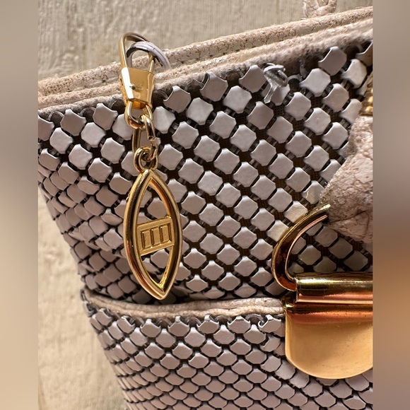 Y&S Vintage White Chain mail bag - Picture 9 of 15